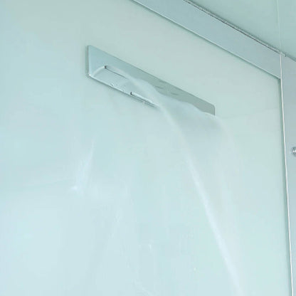 Maya Bath Platinum Arrezo Steam Shower With Rainfall Ceiling Shower