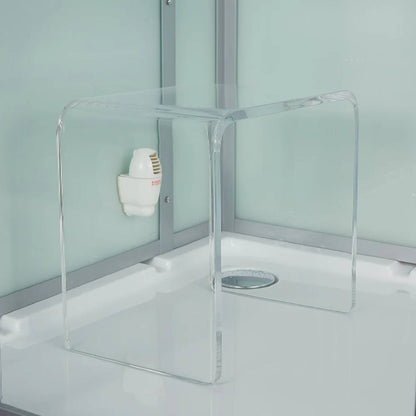 Maya Bath Platinum Arrezo Steam Shower With Rainfall Ceiling Shower