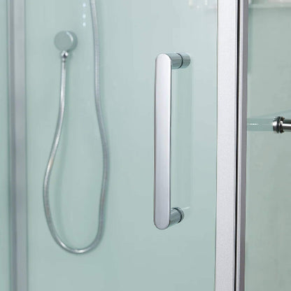 Maya Bath Platinum Arrezo Steam Shower With Rainfall Ceiling Shower