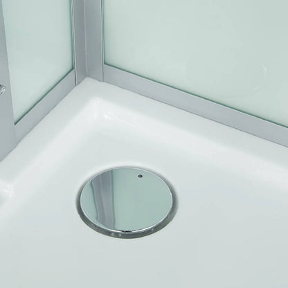 Maya Bath Platinum Arrezo Steam Shower With Rainfall Ceiling Shower