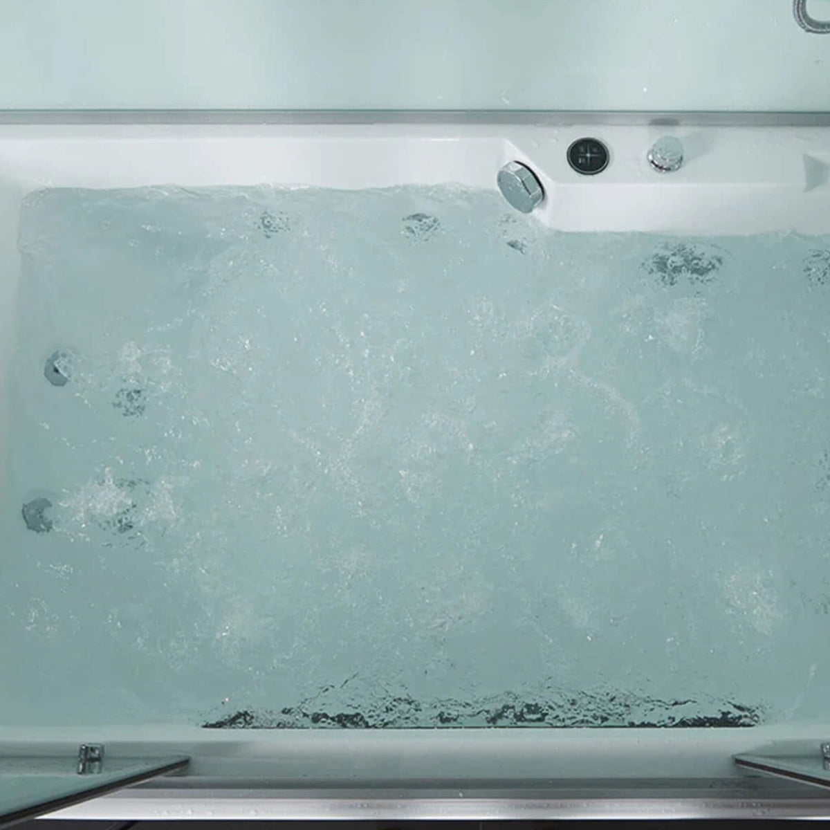 Maya Bath Platinum Catania Steam Shower With 6 Acupuncture Jets