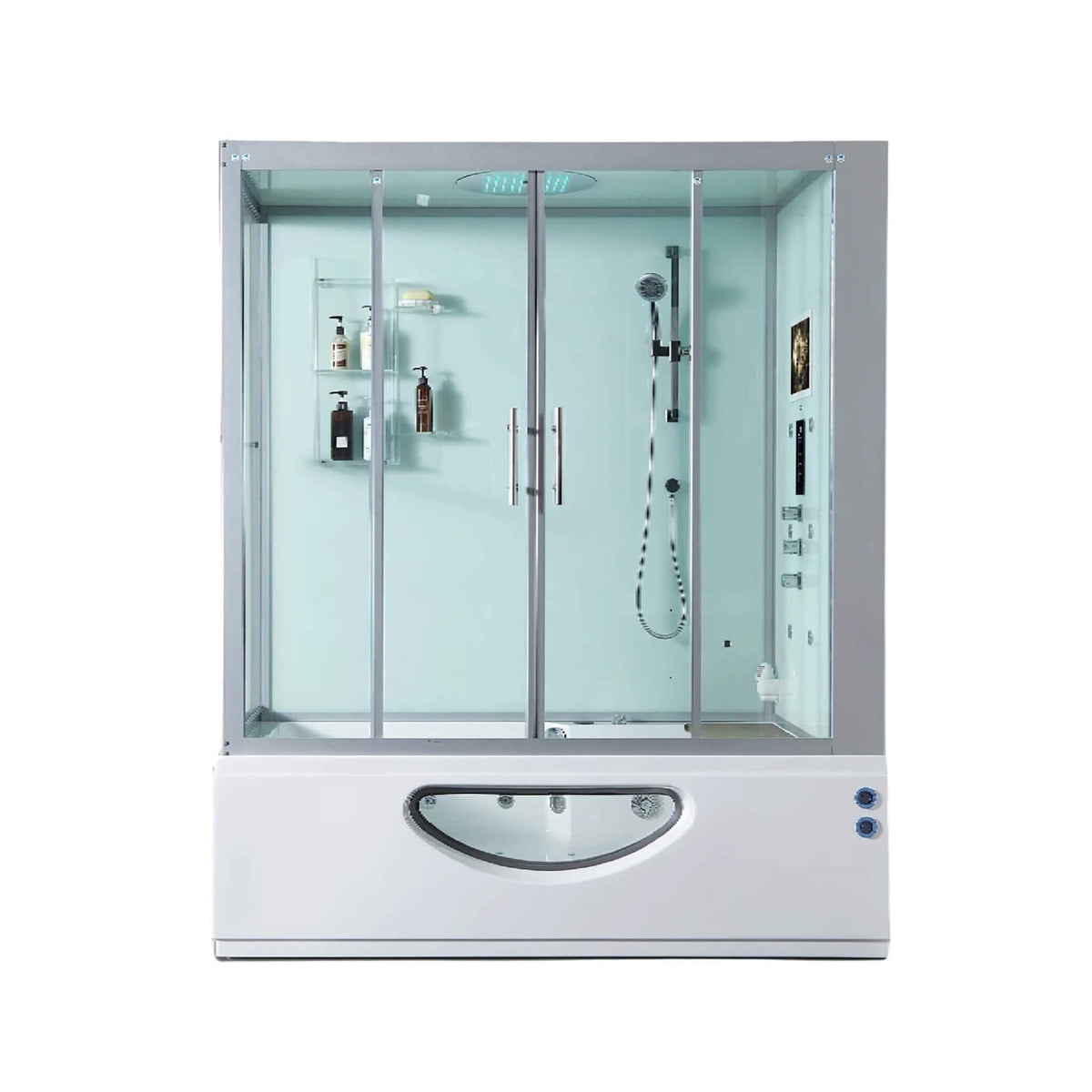 Maya Bath Platinum Catania Steam Shower With 6 Acupuncture Jets
