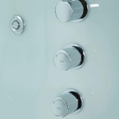 Maya Bath Platinum Catania Steam Shower With 6 Acupuncture Jets