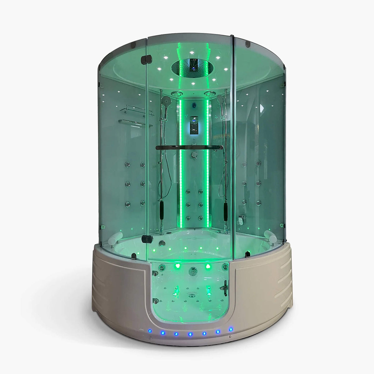 Maya Bath Platinum Comfort Steam Shower With Whirlpool Bathtub