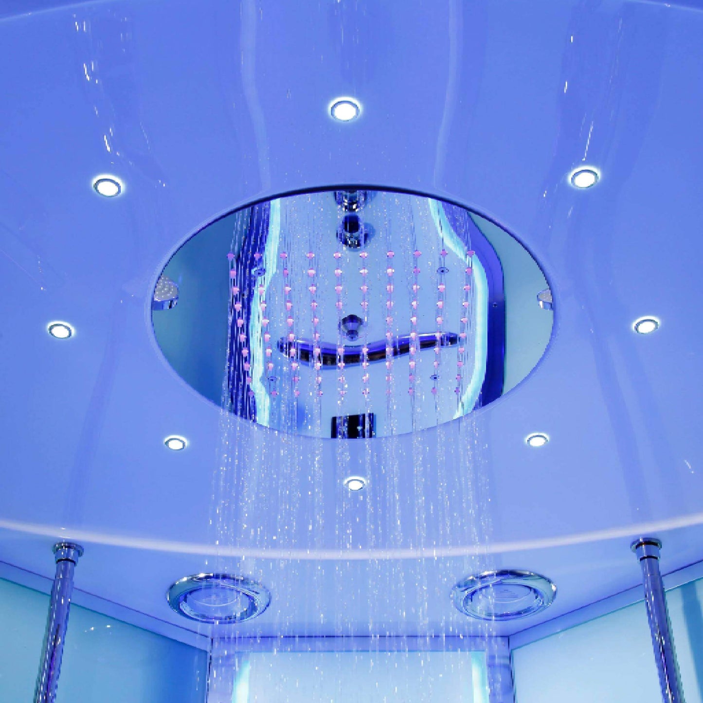 Maya Bath Platinum Comfort Steam Shower With Whirlpool Bathtub