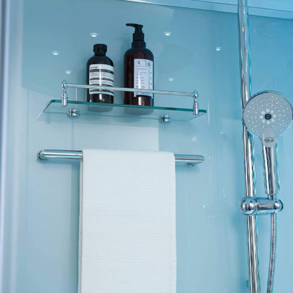 Maya Bath Platinum Comfort Steam Shower With Whirlpool Bathtub