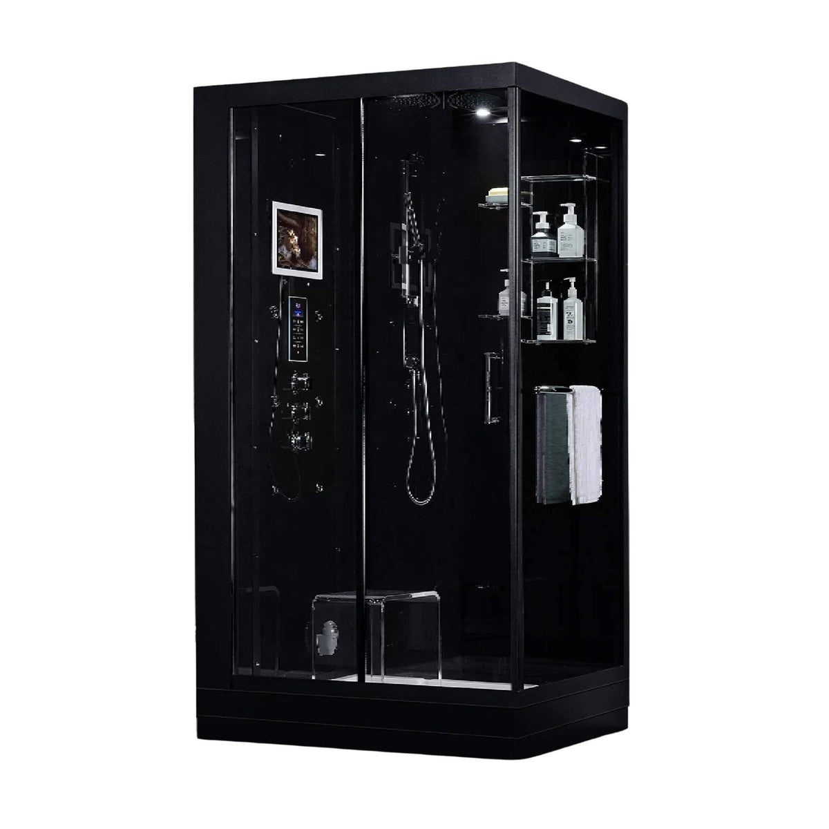 Maya Bath Platinum Lucca Steam Shower With LCD Touchscreen Controls