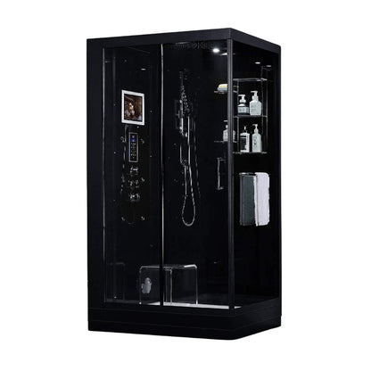 Maya Bath Platinum Lucca Steam Shower With LCD Touchscreen Controls