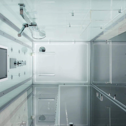 Maya Bath Platinum Lucca Steam Shower With LCD Touchscreen Controls