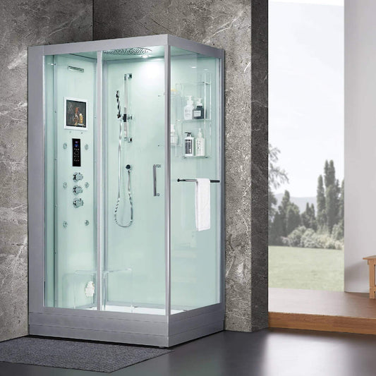 Maya Bath Platinum Lucca Steam Shower With LCD Touchscreen Controls