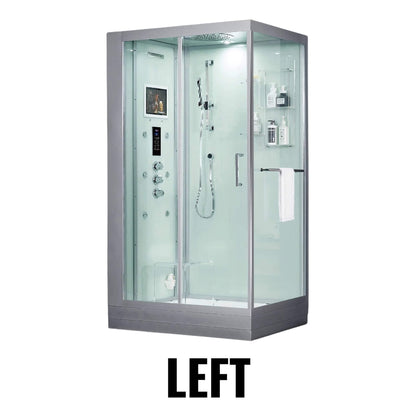 Maya Bath Platinum Lucca Steam Shower With LCD Touchscreen Controls
