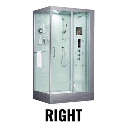 Maya Bath Platinum Lucca Steam Shower With LCD Touchscreen Controls