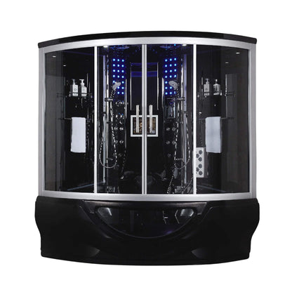 Maya Bath Platinum Superior Steam Shower With Foot Massager