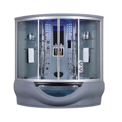 Maya Bath Platinum Superior Steam Shower With Foot Massager