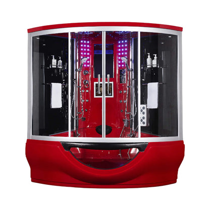 Maya Bath Platinum Superior Steam Shower With Foot Massager