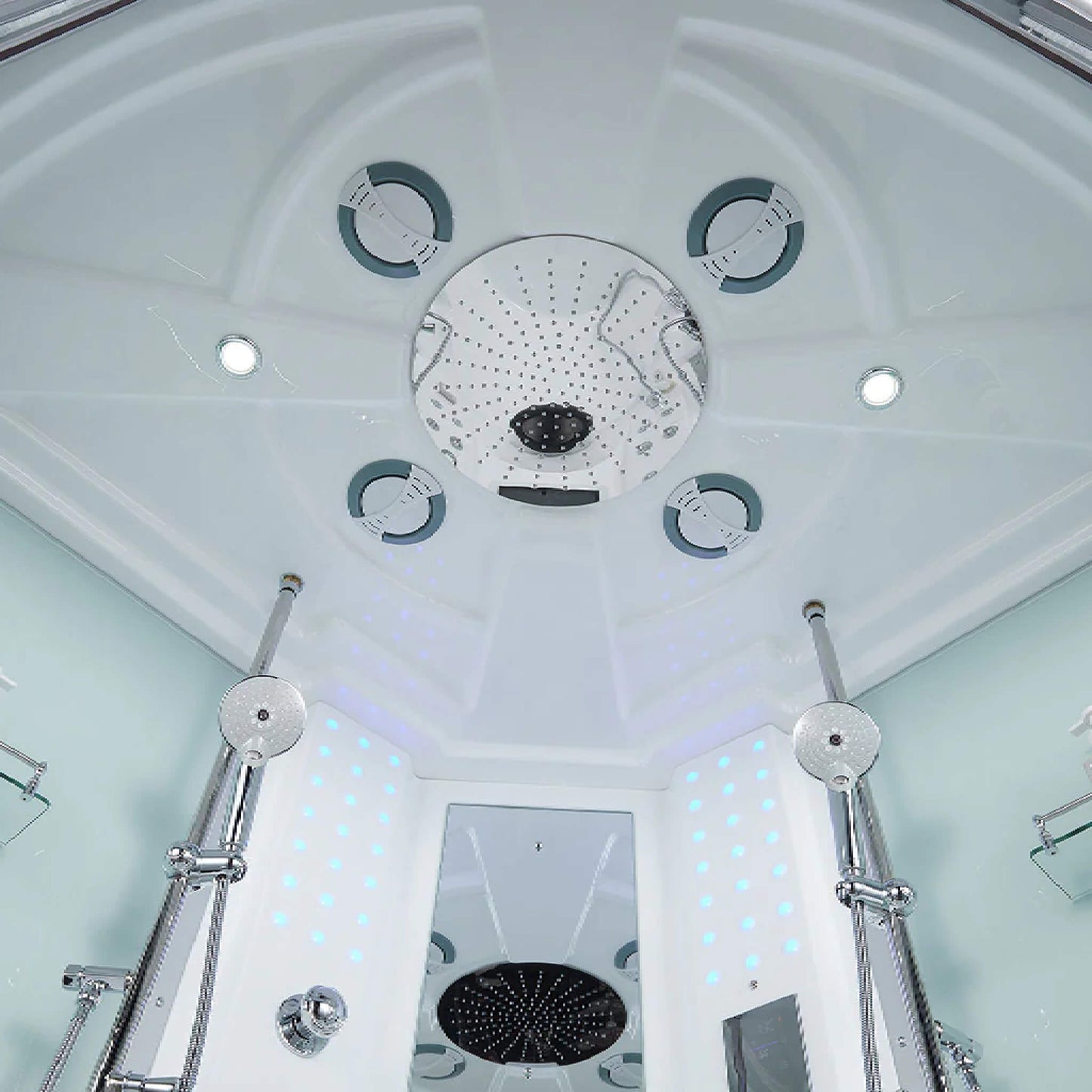 Maya Bath Platinum Superior Steam Shower With Foot Massager