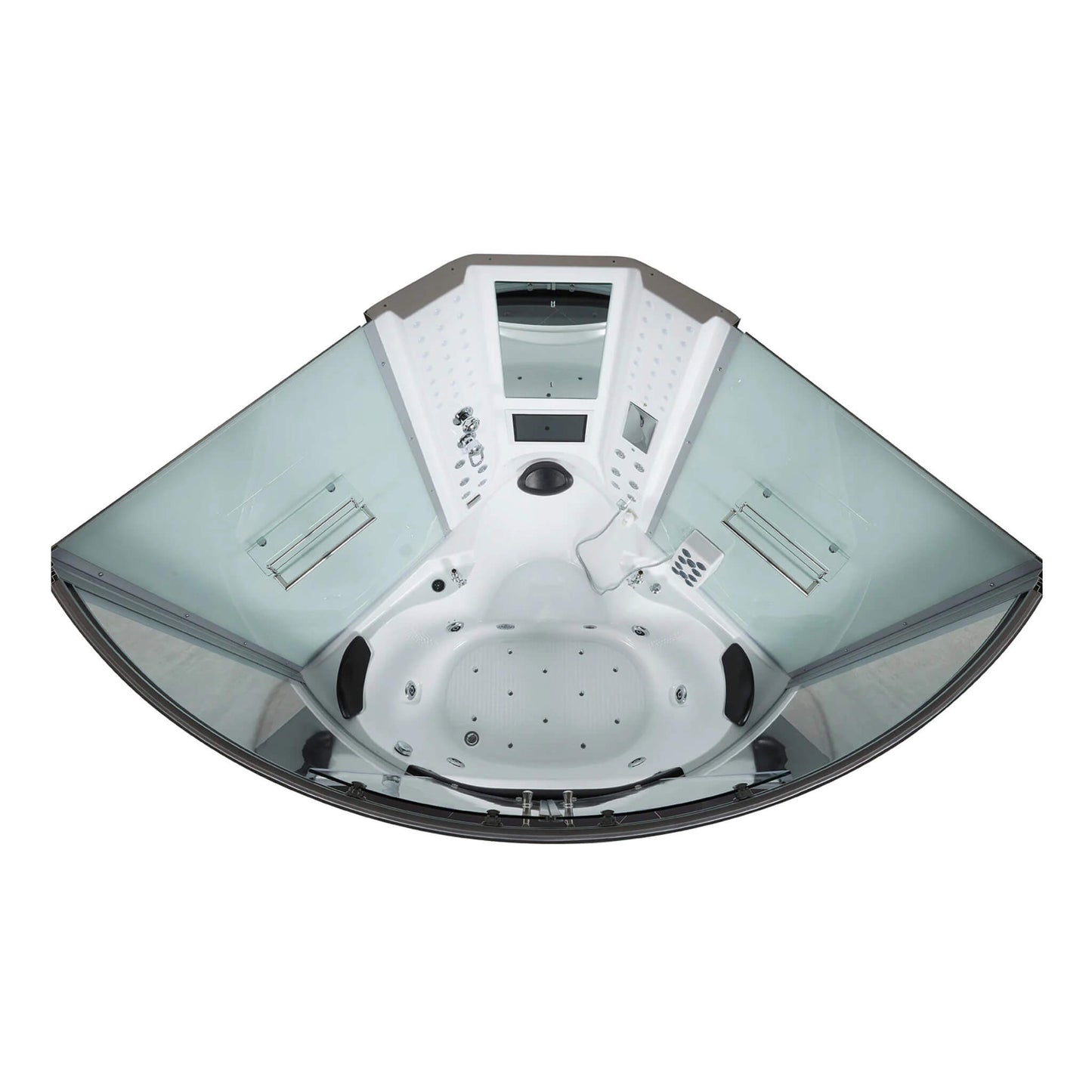 Maya Bath Platinum Superior Steam Shower With Foot Massager