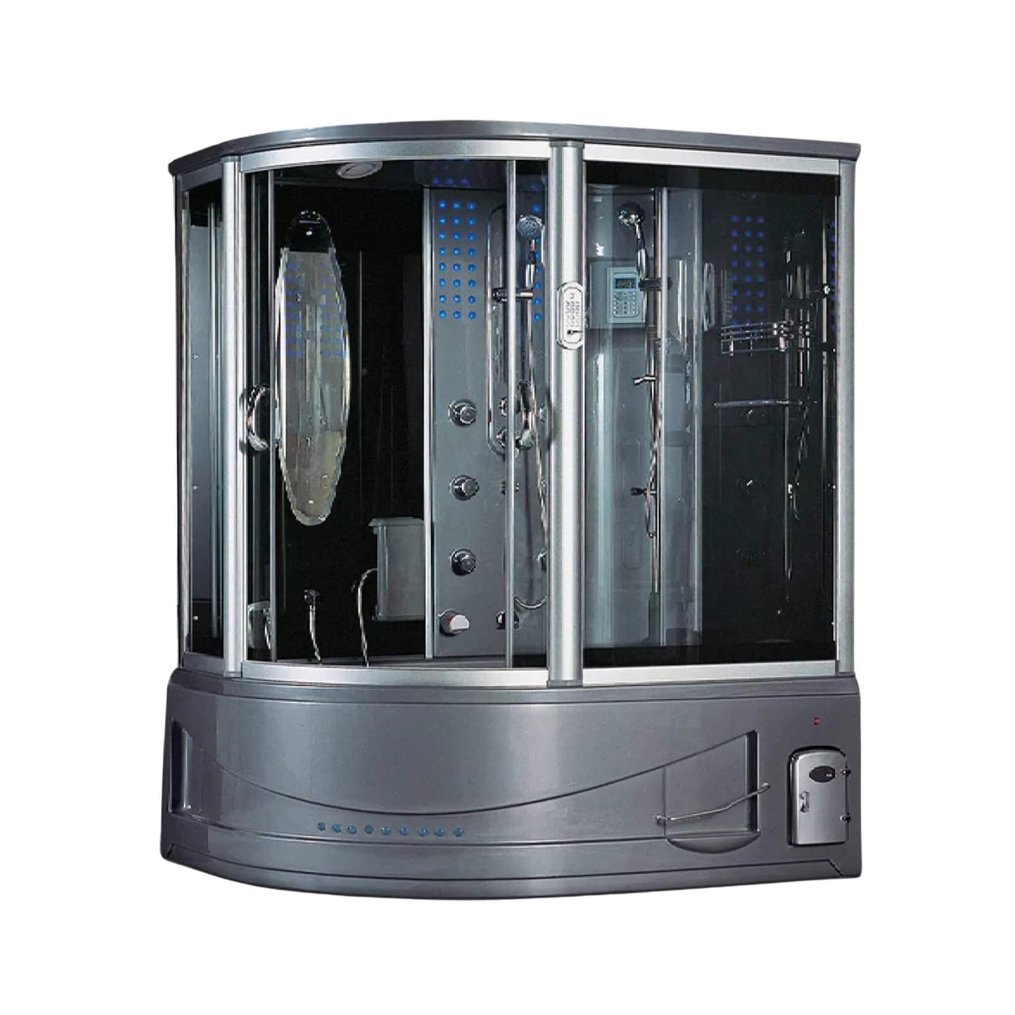 Maya Bath Siena Steam Shower With 10 Acupuncture Jets
