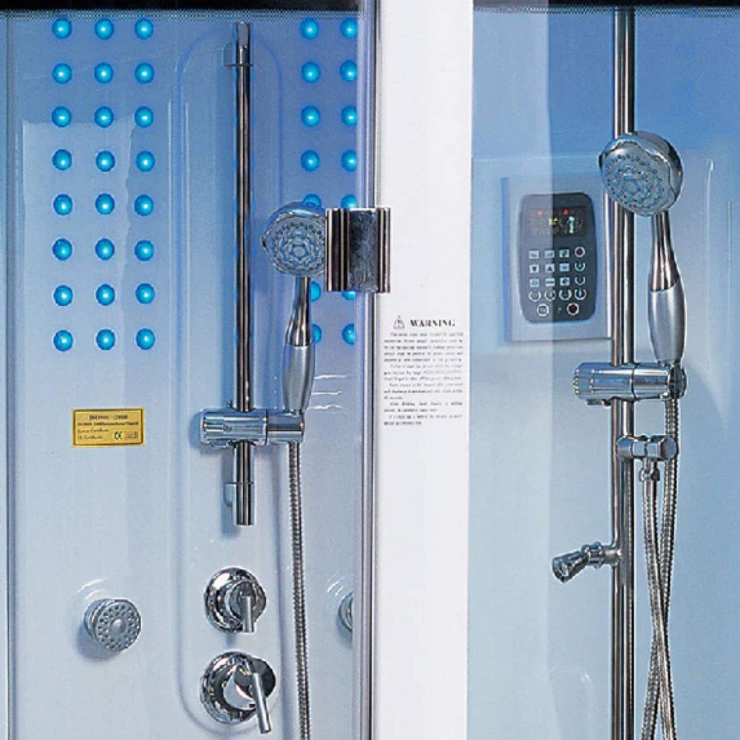Maya Bath Siena Steam Shower With 10 Acupuncture Jets