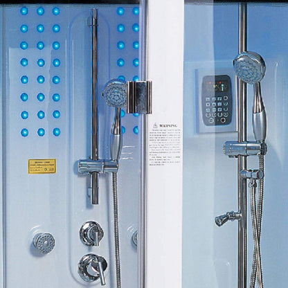 Maya Bath Siena Steam Shower With 10 Acupuncture Jets