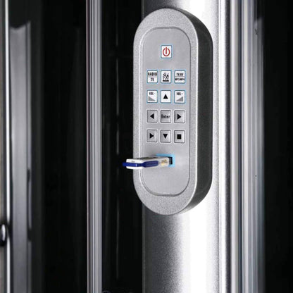 Maya Bath Siena Steam Shower With 10 Acupuncture Jets