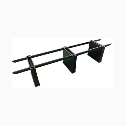 Professional 12FT Craps Table With Full Drink Rail And Padded Rim Cover