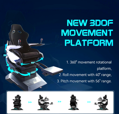 YHY Virtual Reality Game 9D Racing & Flight Simulator