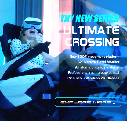 YHY Virtual Reality Game 9D Racing & Flight Simulator