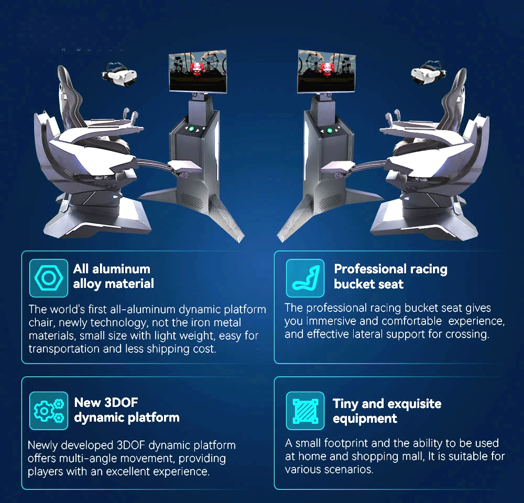 YHY Virtual Reality Game 9D Racing & Flight Simulator
