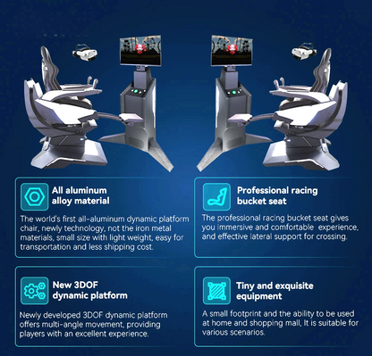 YHY Virtual Reality Game 9D Racing & Flight Simulator