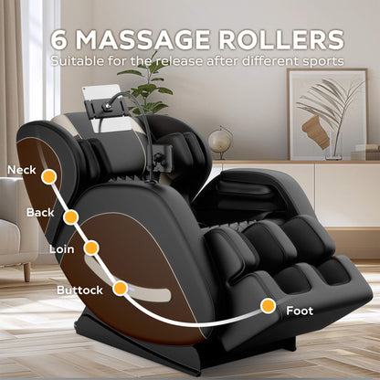 Airvana Sovereign Zero-Gravity Massage Chair With Six Massage Rollers